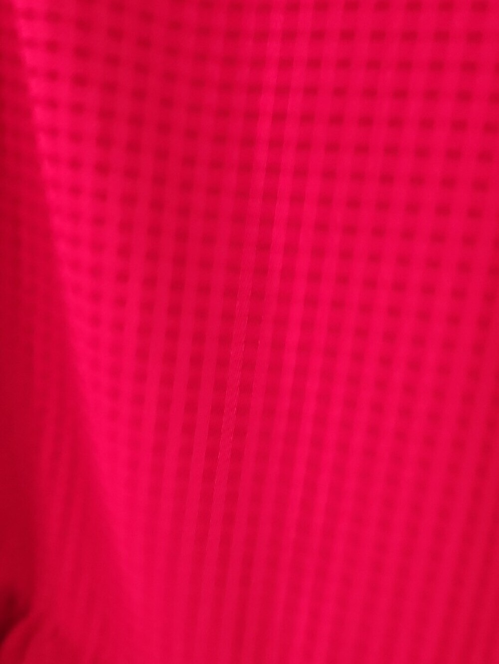 Women’s Red Ruffled Hem Blouse - Picture 6 of 6